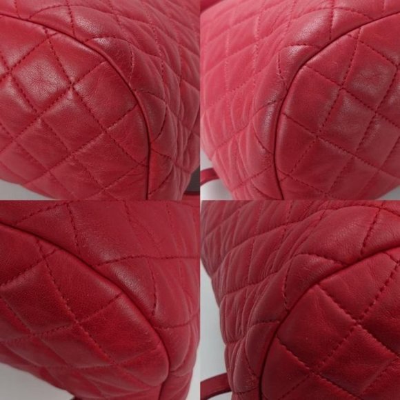 Chanel Urban Spirit Quilted Lambskin Small Red Leather Backpack main image 4